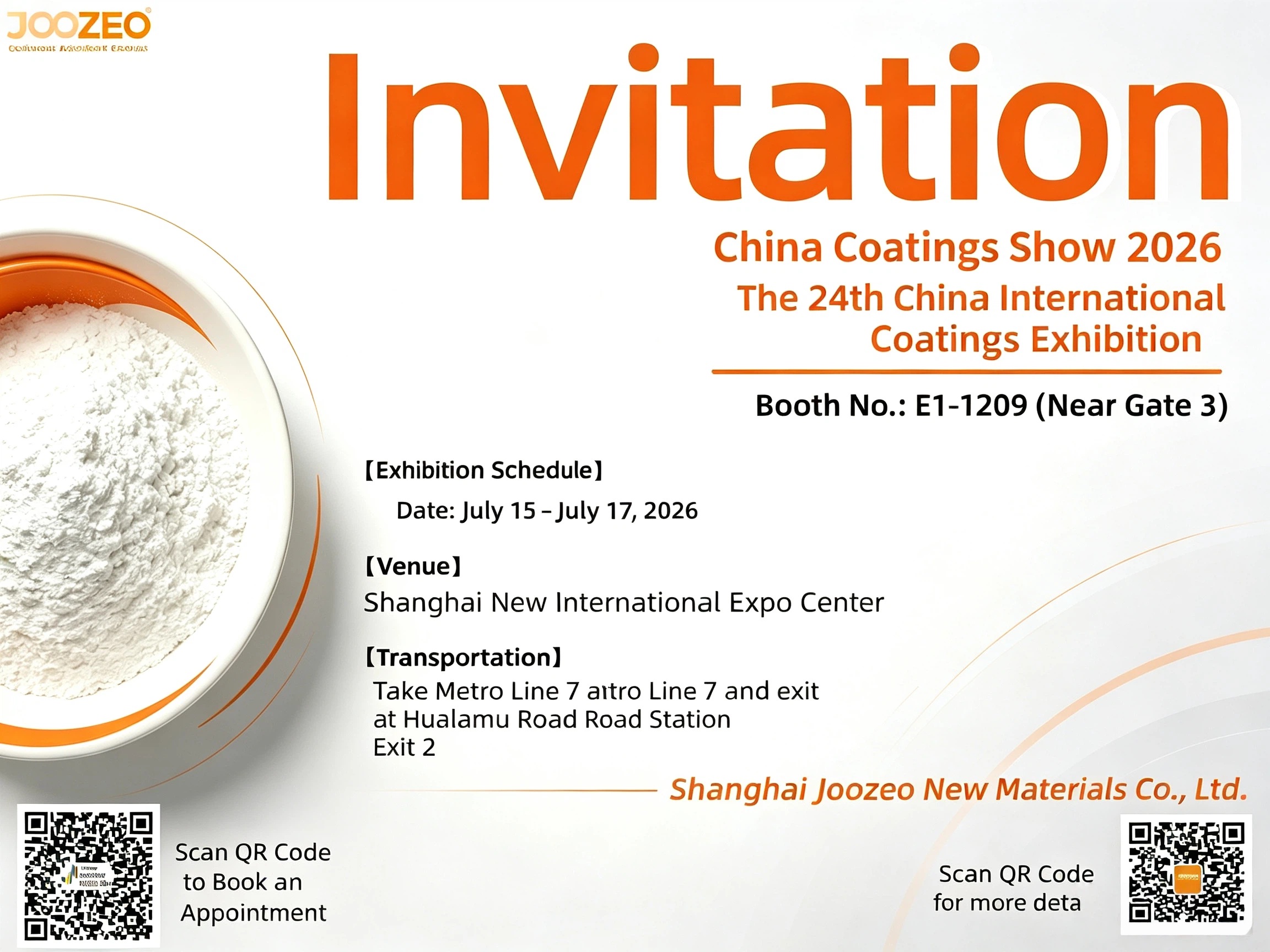 Empowering Green Coating Innovation | Jiuzhou New Materials Successfully Concludes 2026 Shanghai Coatings Show
